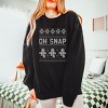 Simply Sage Market Ugly Sweater Oh Snap Lightweight Garment Dyed Sweatshirt - 3 of 4