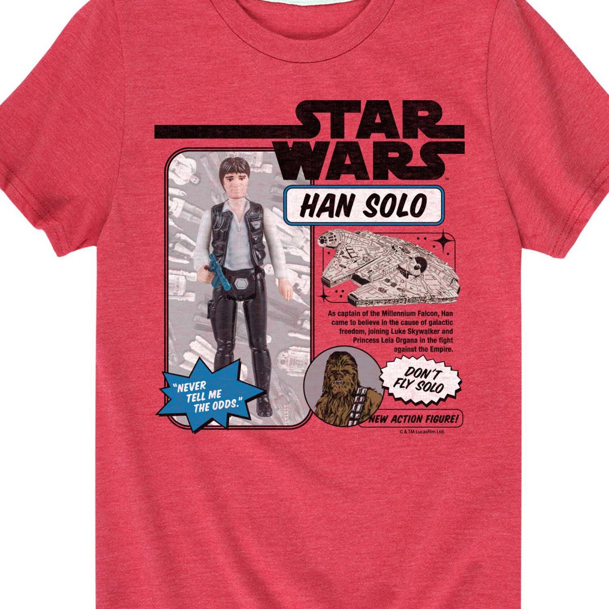 Boys' - Star Wars - Han Solo Action Figure Short Sleeve Graphic T-Shirt - thumbnail 7