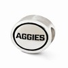 Black Bow Jewelry Sterling Silver Utah State University Collegiate Bead Charm - 2 of 4