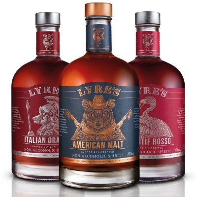 Lyre's Boulevardier Non-Alcoholic Spirits Cocktail Set - 3pk/700ml Bottles