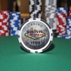 Slickblue 25-Pack Las Vegas 14-Gram Poker Chips, Clay Composite, Heavyweight Casino Style, Holo Inlay, $1-$10K - 2 of 3