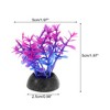 Unique Bargains Aquarium Plastic Plants for Fish Tank Landscape Decoration 1.97" 20 Pcs - 4 of 4