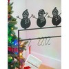 41.5 Inch Snowman Stocking Holder Stand Home Decor Displayer  Holiday Stocking Holders - 2 of 3