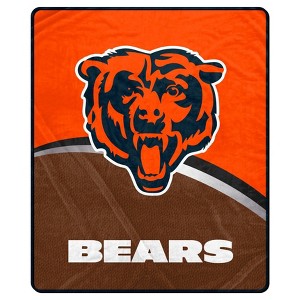 NFL Chicago Bears Gameball Ultra Soft Tailgate Throw Blanket - 1 of 2