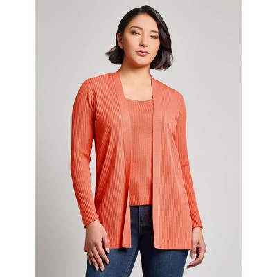 Jones New York Open Front Sutton Cardigan
