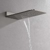 PAGED Shower Head Waterfall Rain Shower System with 3 Body Sprays and Handheld Shower for Bathroom - 2 of 4