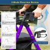 Lycvki Lightweight Foldable Rollator Walkers with Adjustable Handles and Seat Height for Seniors All-Terrain 8" Big Roller Wheels - 3 of 4