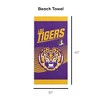 NCAA LSU Tigers 30" x 60" Beach Towel - 3 of 3
