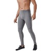 Anna-Kaci Active Men's Full-Length Compression Leggings with Side Pockets and Stretch Moisture-Wicking Fabric - 3 of 4
