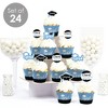 Big Dot of Happiness 2025 Light Blue Graduation Cupcake Decoration - Party Cupcake Wrappers and Treat Picks Kit - Set of 24 - 2 of 4