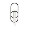 Cheung's Sephra Metal Loop Glass Wall Planter - Black - 4 of 4