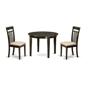 Coastal Dining Table Set - 5 Piece Kitchen Table with Chairs - Craftsman Style Table Set - 1 of 4