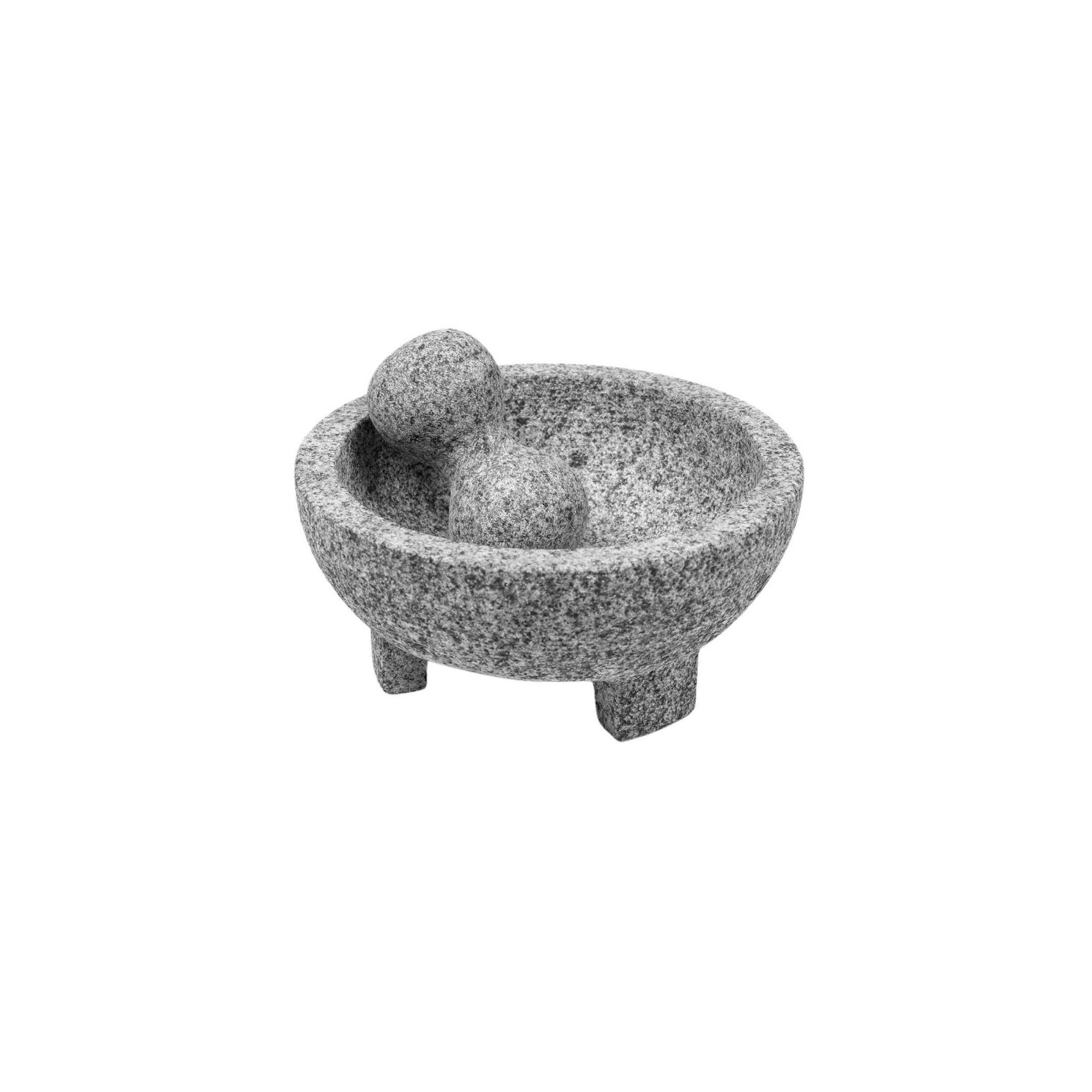 IMUSA 8" Granite Molcajete with Bookle