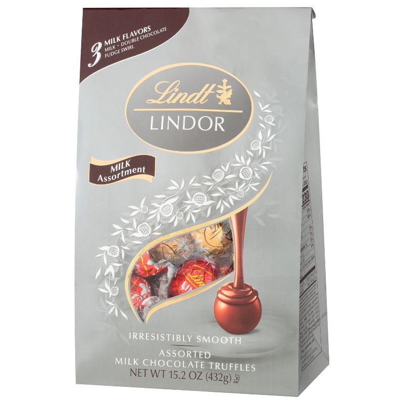 Lindt Lindor Milk Assorted Chocolate Candy Truffles - 15.2 oz., 5 of 11