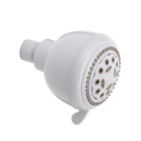 Keeney Stylewise White Plastic 5 Settings Showerhead 1.8 Gpm : Target