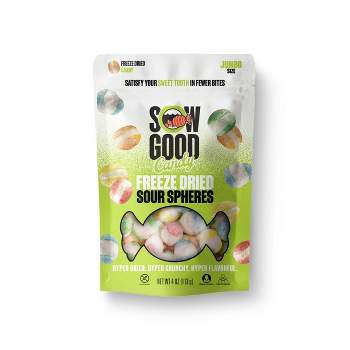 Sow Good Freeze Dried Candy Sour Spheres - 4.2oz