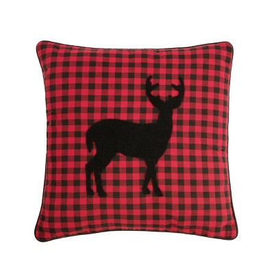 C&F Home 18" x 18" Woodford Deer Tufted Throw Pillow