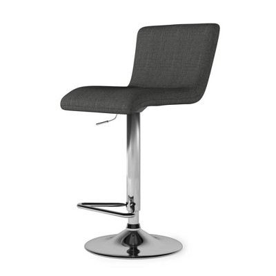 Fulham Adjustable Barstool Charcoal Gray - WyndenHall