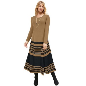 Jessica London Fit And Flare Sweater Dress - 1 of 4