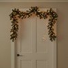 Northlight 9' x 12" Green Pre-Lit Beaver Pine Artificial Christmas Garland, Clear Lights - 4 of 4