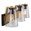 Artcraft Lighting Treviso 3 - Light Vanity in  Black/Brass - 4 of 4