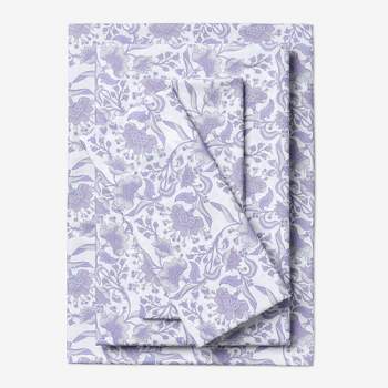 BrylaneHome Comfort Cloud Floral Sheet Set