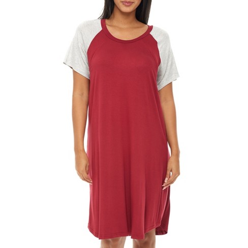 Women's 'Journey' V-Neck Sleep Shirt Nightgown, by Needy Me