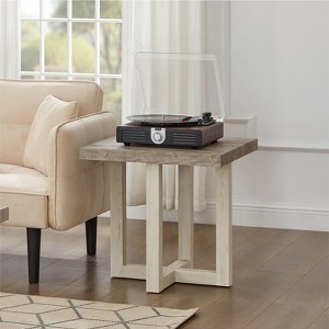 Roundhill Furniture Luno Contemporary End Table - 1 of 4