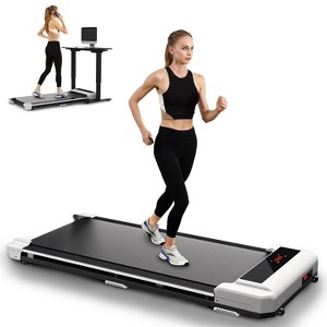 KERDOM Walking Pad Treadmill, Under Desk Treadmill for Home and Office, 2 in 1 Portable Compact  Treadmill with Remote Control, 265LB Capacity - 1 of 1