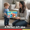 Joyfy Truck Toys for Toddlers 2-4 Years, 4Pack Car Toys with School Bus, Taxi, Fire Engine, Police Car, Christmas Birthday Gifts for Boys & Girls - 3 of 4