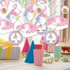 Big Dot of Happiness Rainbow Unicorn - Magical Unicorn Baby Shower or Birthday Party Hanging Decor - Party Decoration Swirls - Set of 40 - 2 of 4