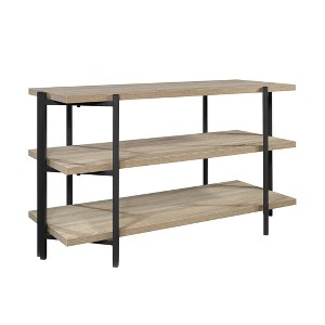 North Avenue Console Charter Oak - Sauder: Durable TV Stand, Industrial Style, Versatile Use - 1 of 4