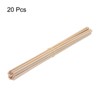 Unique Bargains Arts Garden Christmas Decoration Round Natural Wood Sticks 20 Pcs - 3 of 4