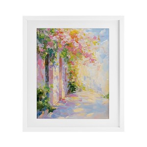 Stupell Industries Quaint Village Home Framed Print Under Glass Art - 1 of 4