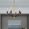 Livex Lighting Beckett 6 - Light Chandelier in  Satin Brass/Bronze - 2 of 4