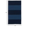 Colonial Mills Newport Textured Stripe Braided Rug, Blues 2'x4', Rectangle Shape - 2 of 4