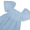 Hope & Henry Girls' Flounce Sleeve Tiered Linen Dress, Toddler - 2 of 4
