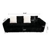 Corduroy Multi-Seat Sofa,Two-Seater with Solid Wooden Frame,Elegant Neutral Tones for Living Rooms and Offices - The Pop Home - 2 of 4