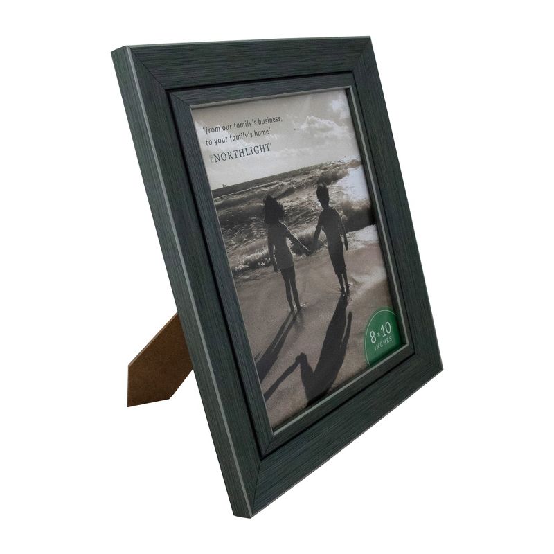 Northlight 13.25" Contemporary Rectangular 8" x 10" Photo Picture Frame - Gray and Black, 3 of 5