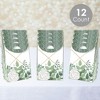 Big Dot of Happiness Boho Botanical - Greenery Gift Favor Bags - Party Goodie Boxes - Set of 12 - 2 of 4