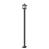 Aspen Outdoor Post Mount Fixture - 9.25" Glass, Dimmable, Wet Rated, 100W Incandescent - 2 of 2