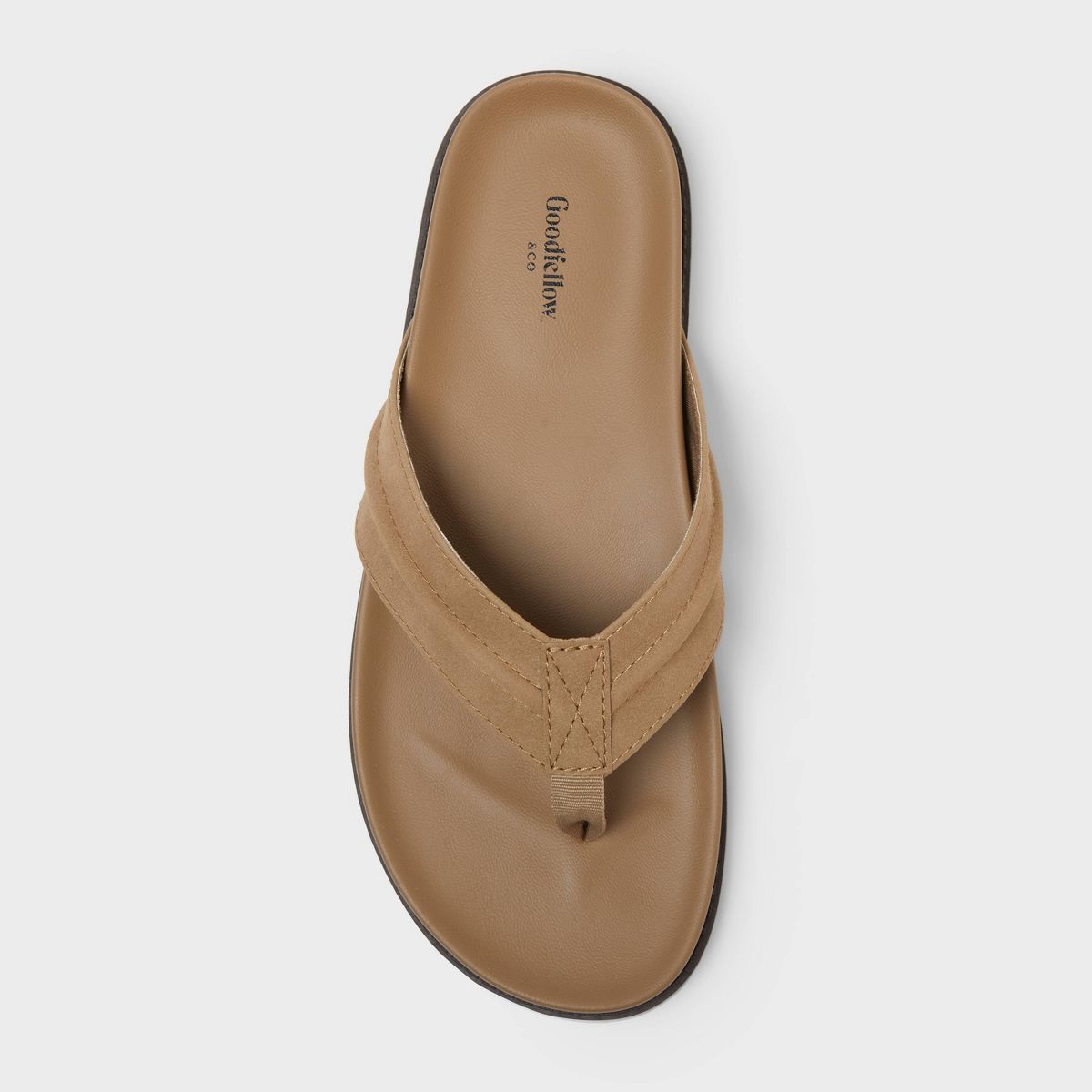 Men's Delta Sport Flips Footbed Sandals - Goodfellow & Co™ Tan - thumbnail 3
