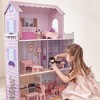 Olivia's Little World Tiffany 3-Story Wooden Doll House for 12" Dolls - 2 of 4