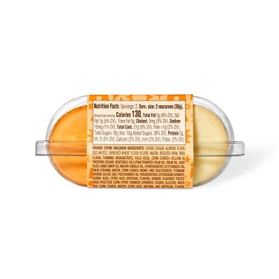 Orange Creme & Birthday Cake Mini Macarons - 2.1oz/4ct - Favorite Day™