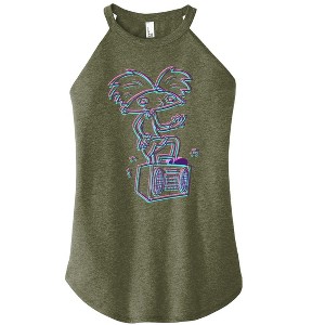 Women's - Hey Arnold! - 3D Arnold Graphic High Neck Tank - 1 of 3