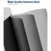 13 Gallon(50 Liter) Stainless Steel Kitchen Trash Can with Soft Close Lid, Step-on Rustproof Garbage Can for Kitchen,  Rear Handle - 4 of 4