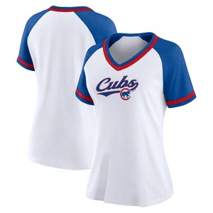 MLB Chicago Cubs Women's Jersey T-Shirt - 1 of 3