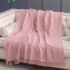 KTMBDW Striped Collection Cotton Throw Blanket Set of 2, 50x60 Inch - 4 of 4