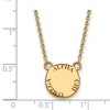 Black Bow Jewelry 14k Yellow Gold Plated Sterling Silver Alpha Chi Omega Greek Life Necklace 18 Inch - image 2 of 4