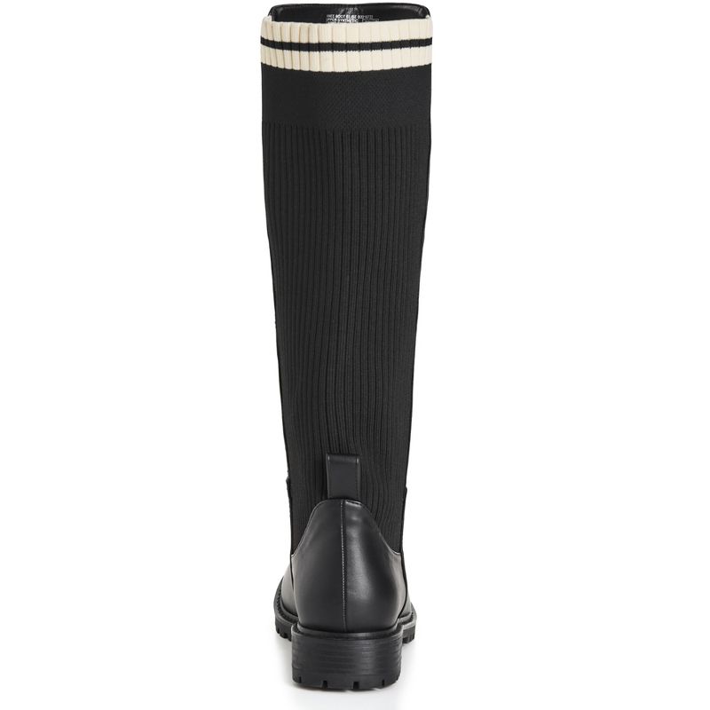 Women's WIDE FIT Elise Knee Boot - black | CITY CHIC, 2 of 3